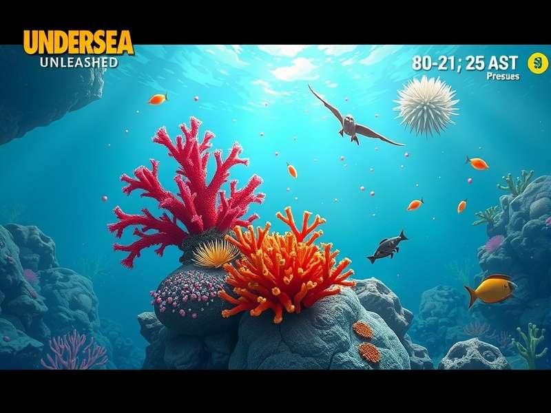 Explore the colorful world of Undersea Uproar Unleashed Undersea Uproar Unleashed gameplay screenshot showing vibrant coral reefs